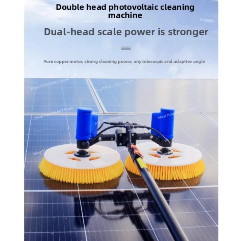 

Solar Panel Automatic Cleaning Robot, 7m Extended Pole, Double-Head Roller Brush, High-Efficiency Cleaning Equipment