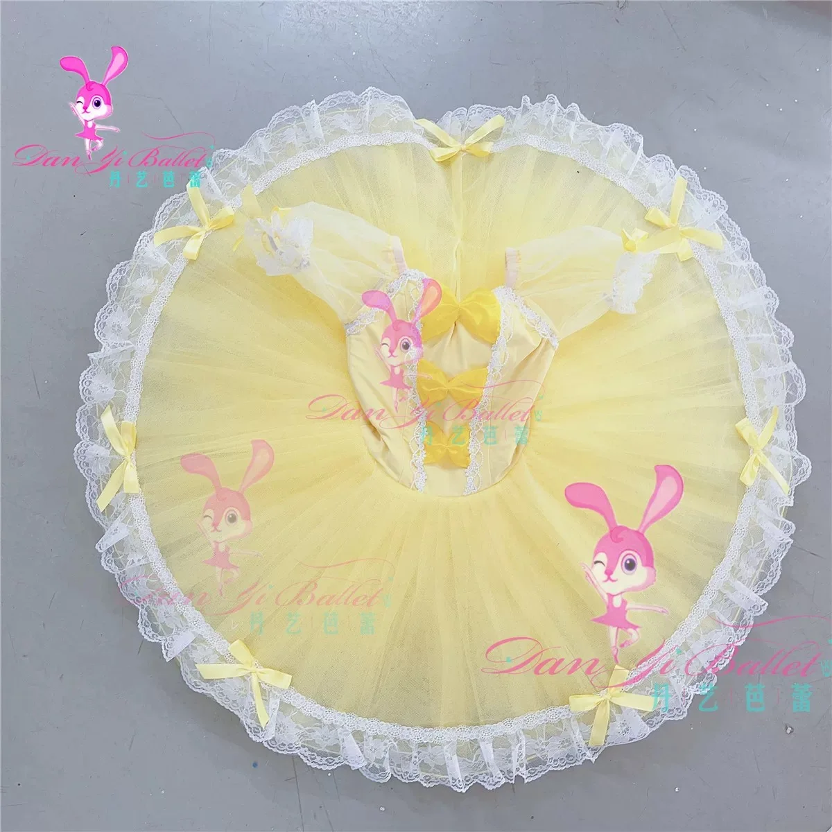 Danyi Dance Rabbit simple Adult Children's Ballet Yellow tutu disk skirt Professional customized Competition suit