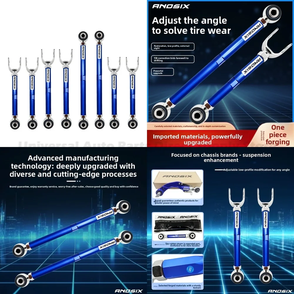 For Cadillac ATS CTS CT4 ATSL Adjustable Camber Rod and Toe Link Kit for Enhanced Handling and Precision Alignment