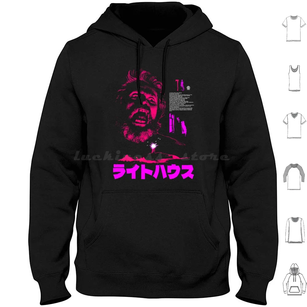 

The Lighthouse-Retro Variant Hoodies Long Sleeve The Lighthouse Horror Horror A24 The Lighthouse