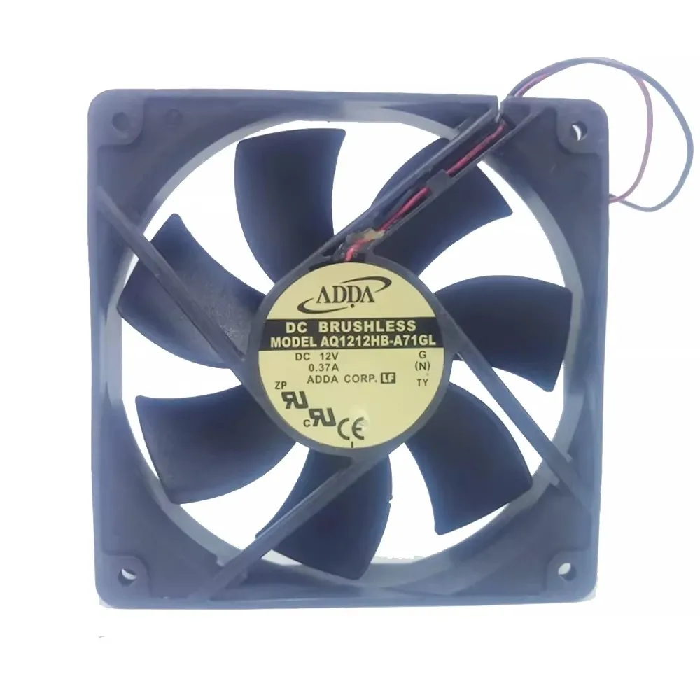 

For ADDA AQ1212HB-A71GL DC 12V 0.37A 12CM 120x120X25mm Server Cooling Fan