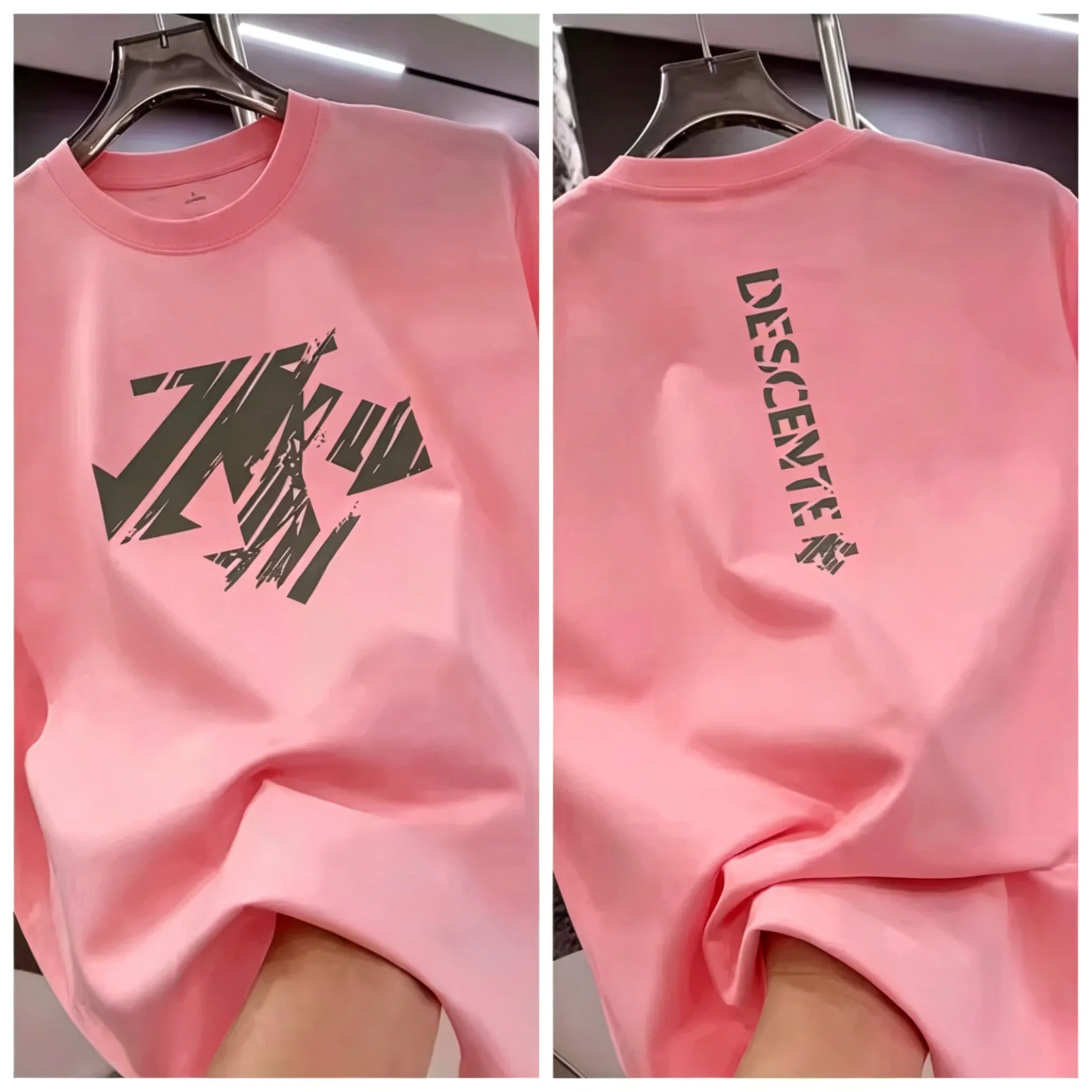 2026 Sommer 100% Baumwolle Herren Rundhals-T-Shirt mit Aufdruck, Modische Streetwear, Lässige Vielseitige Kurzarm-Shirts, Alltagstop für Männer – Detail 9