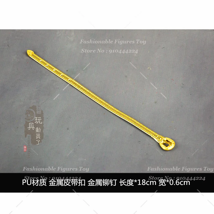 متوفر 1/6 جندية أنثى PU حزام جلد ملون ملابس دمى إكسسوارات لجسم شخصيات الحركة 12 بوصة #4