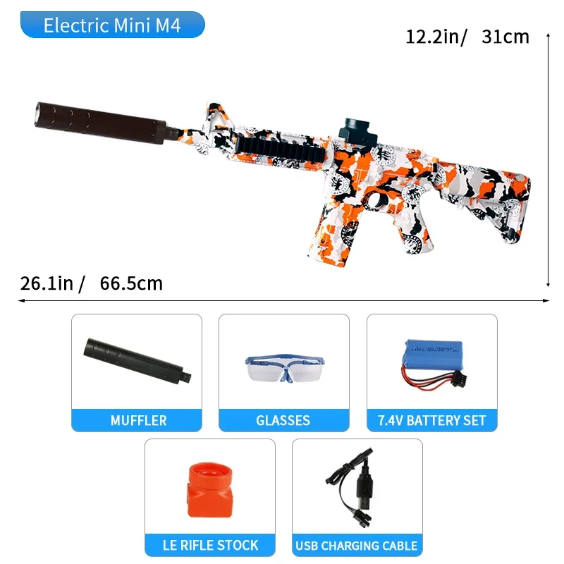 Automatyczne strzelanie pistolet zabawkowy Splash, seria elektryczna, strzelanka dalekiego zasięgu, strzelanki na świeżym powietrzu, prezenty