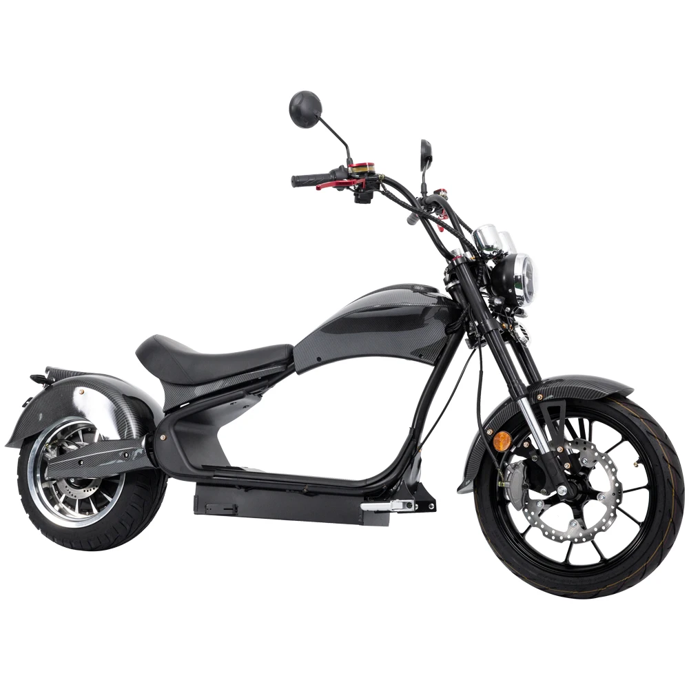 E Chopper Big Tire Electric Scooters 75km/h 3000W Electric Motorcycle for Adult DDP Quick Delivery Without Battery