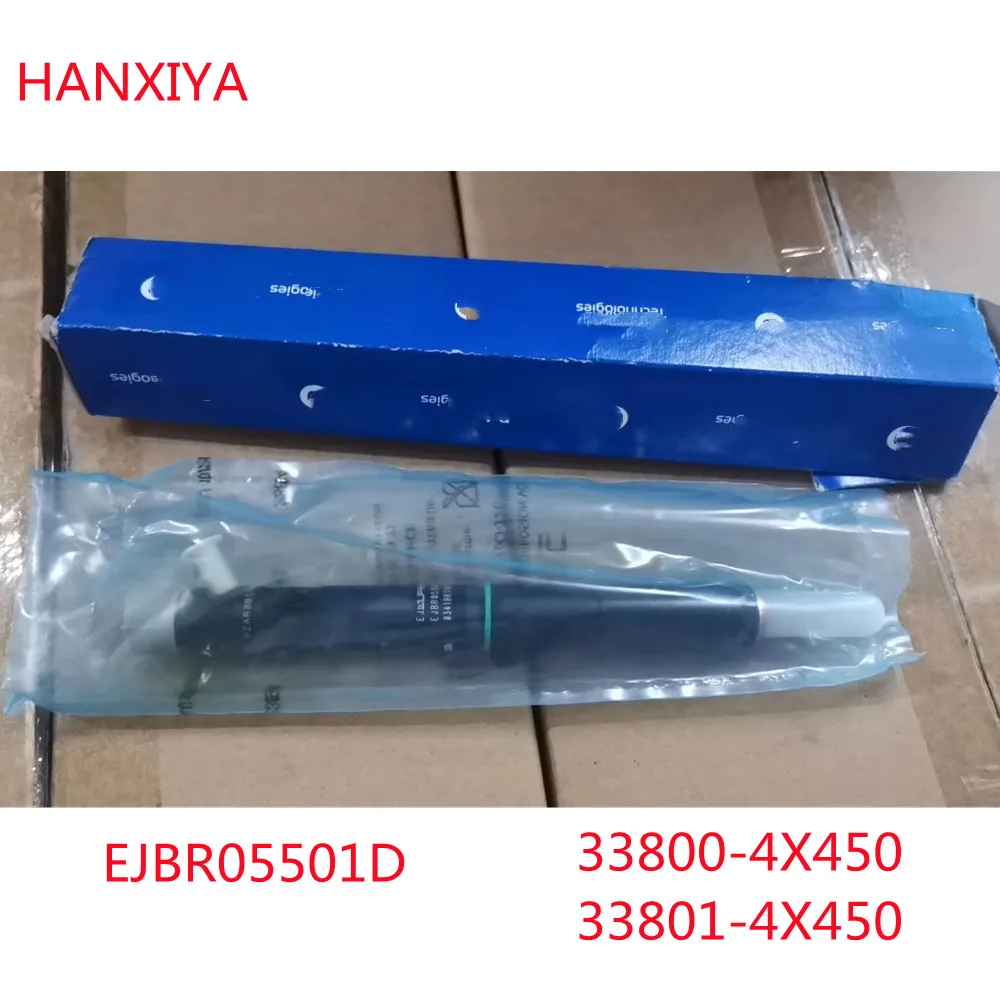 HANXIYA EJBR05501D Euro 4 Automotive Parts Fuel Injector 338004X450 338014X450 Auto Injector Assy EJB R05501D For Hyundai KIA3.0