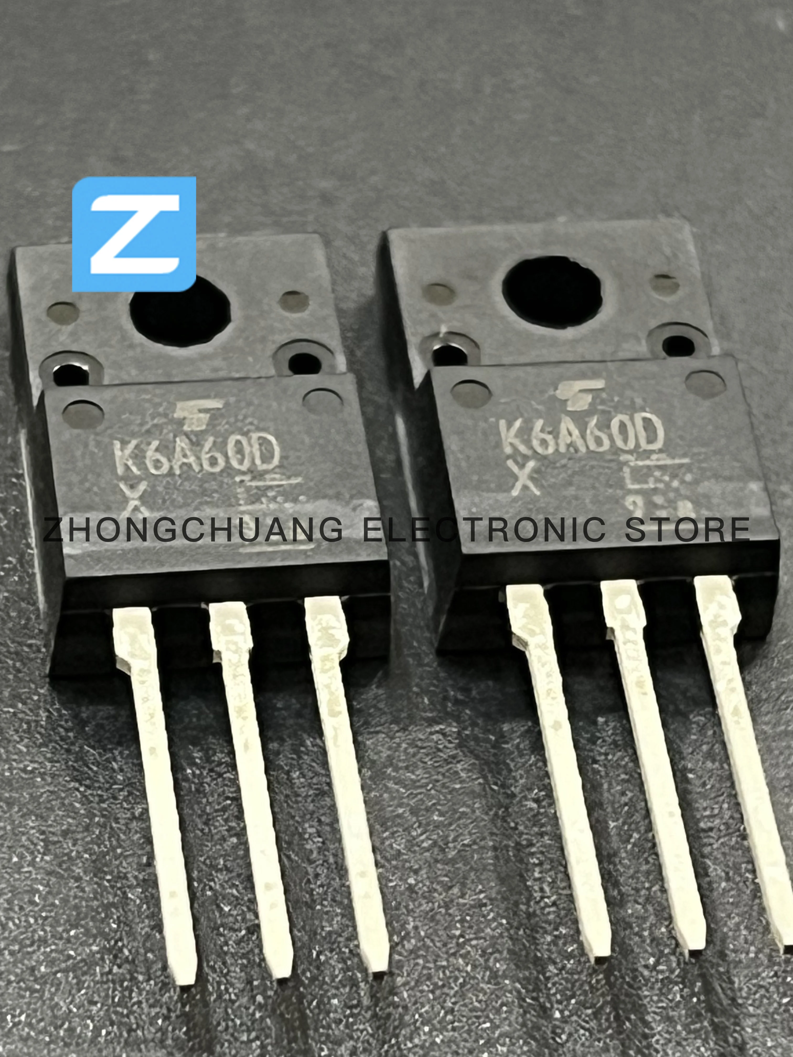 1-10PCS TK6A60D K6A60D TO-220F 600V 6A N-Channel MOSFET new original