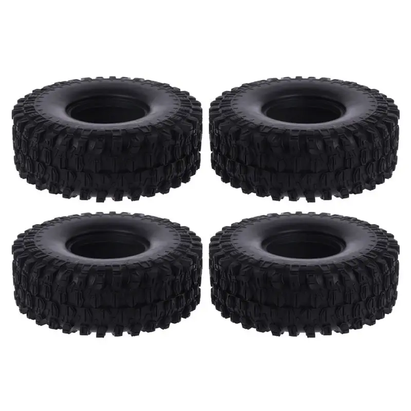 

4pcs 1/10 RC Cars Rubber Tires 1.9inch 120*42mm Wheel Tyres for 1:10 Rock Crawler Axial SCX10 II 90046 RR10 WRAITH Traxxas TRX4