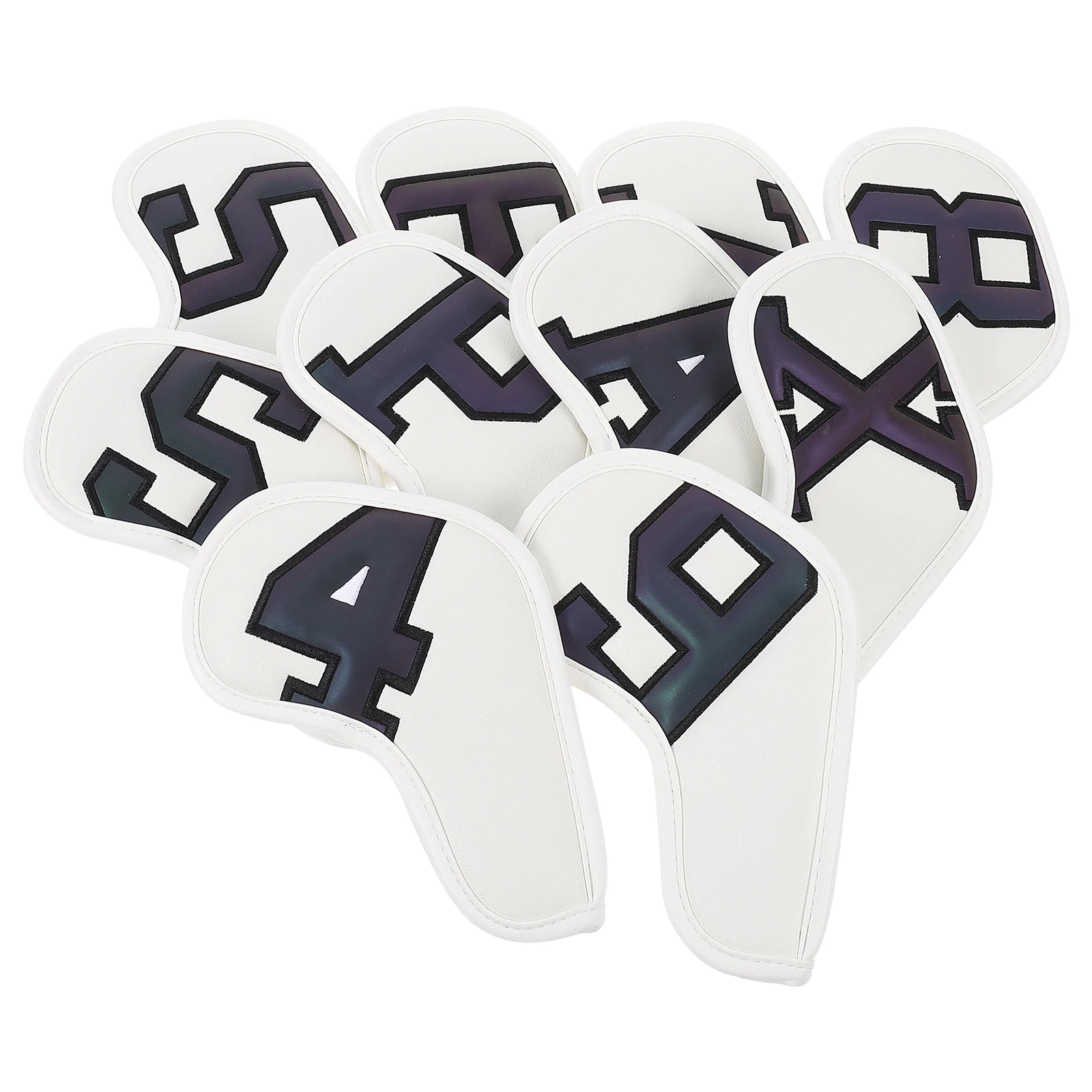 

10 Pcs Golf Iron Cover Putter Sleeve Golfs Club Supplies Covers for Clubs Accessories Men Protector Head