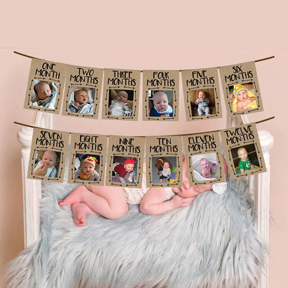 

Photo Clip Flag Wall Frame Banner Pull The Linen Folder Hanging Decoration