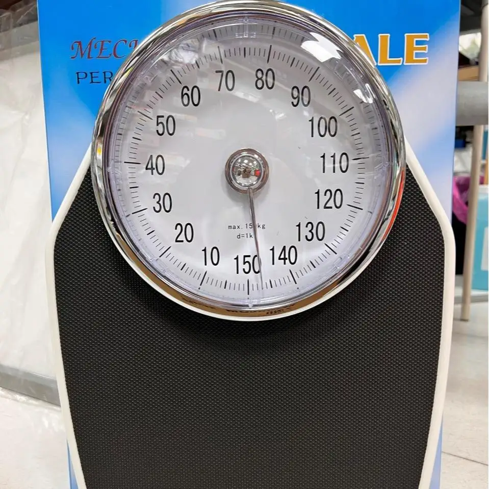 Export English Version Large Dial Mechanical Pointer Human Body Scale Accurate and Durable Spring Weight 150kg Customized