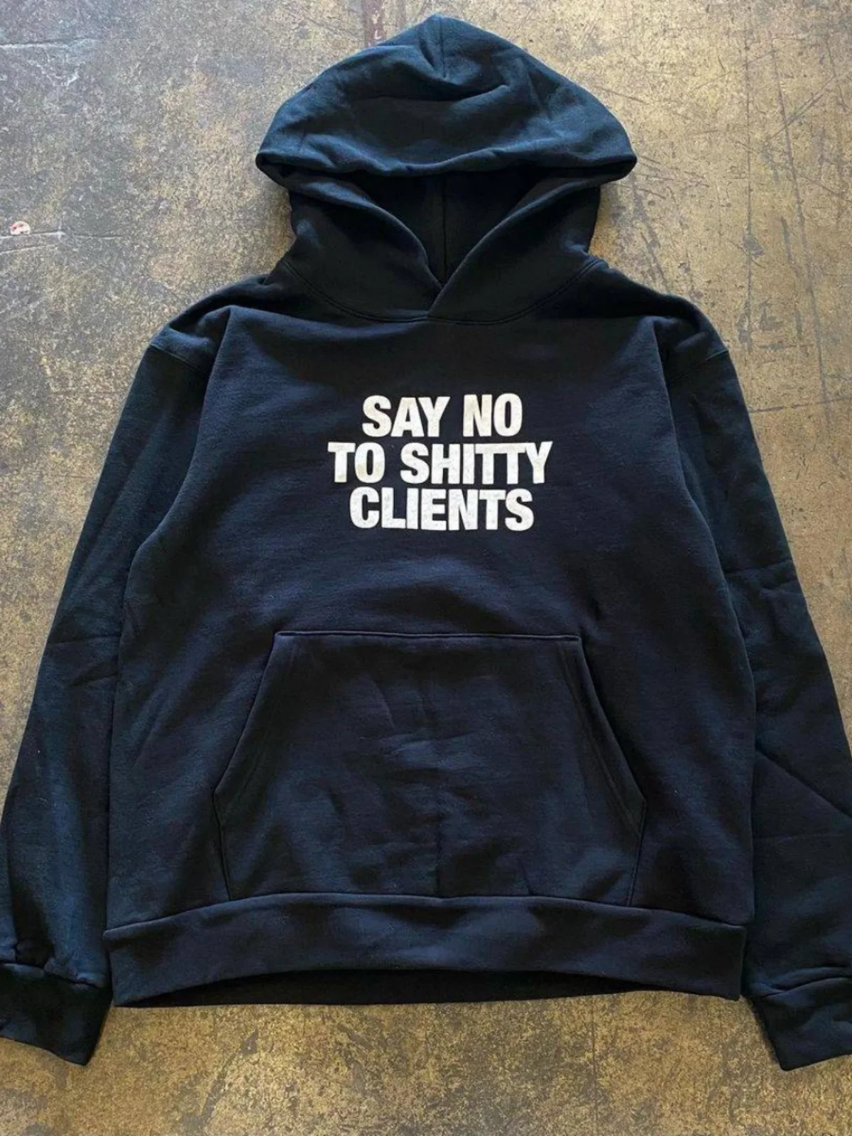 Charity Money Making Heavyweight 400g Hoodie Unique Design Student Spring Autumn Large Size Cotton Blend Fleece Hoodie