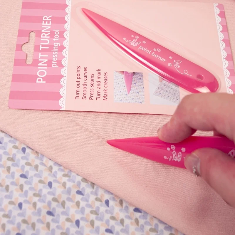 Portable 3-in-1 Tailor Fabric Markers Pink DIY Sewing Cloth Marker Mini Lightweight Sewing Edge Creases Tool Sewing Accessories