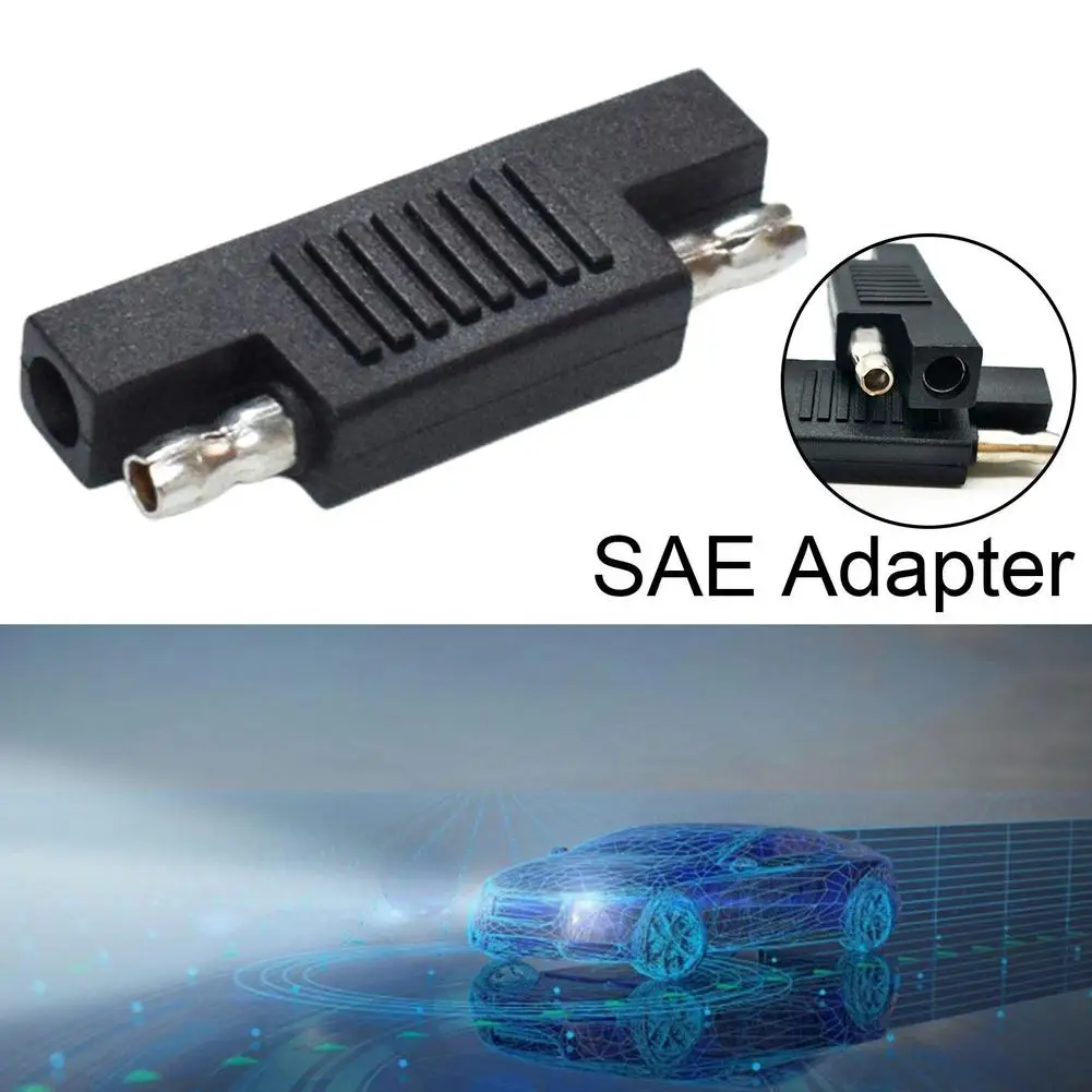 

12V/24V Solar SAE Polarity Reverse Adapter Male To Solar Plug Adapter Connector Head Conversion SAE Cable Panel Battery Mal H1C1