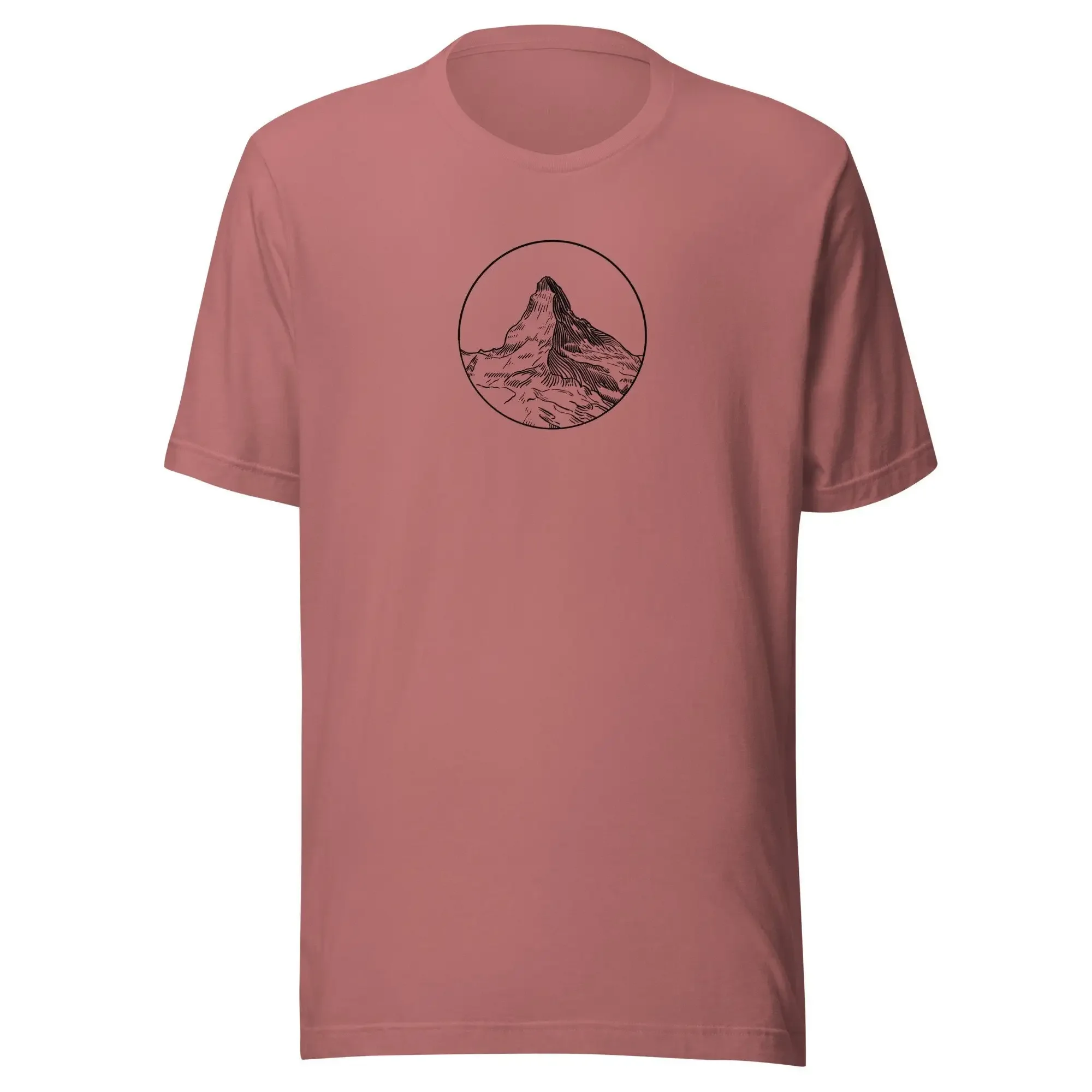 Matterhorn T Shirt Mountain ArT Doodle Adult