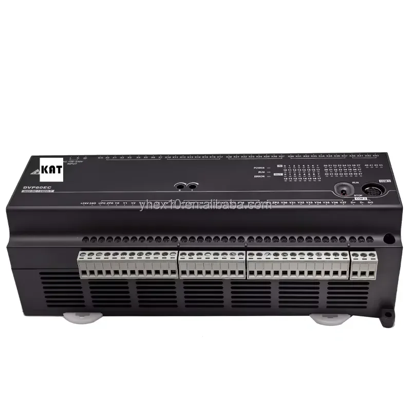 Hot Sale DVP60EC00R3 PLC Programmable Logic Controller with 60 I/O Modbus Communication 1 Year Warranty at Shocking