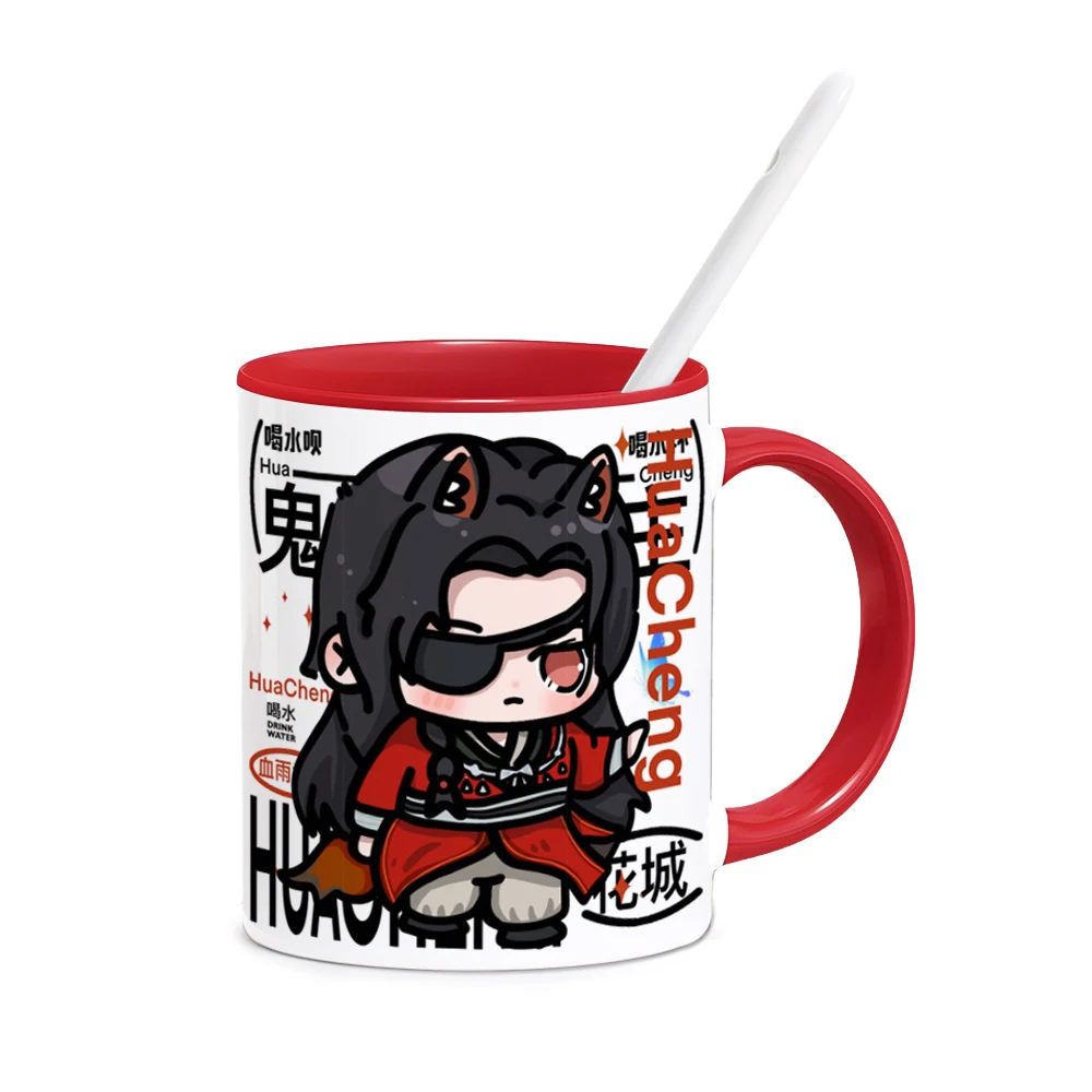 Heaven official s blessing Hua Cheng Xie Lian Mugs Coffee Milk Ceramic Gift for Friends