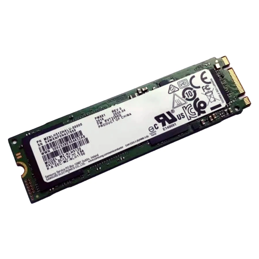 SAMSUNG PM881 128GB M.2 2280 SATAIII SSD Solid State Hard Drive