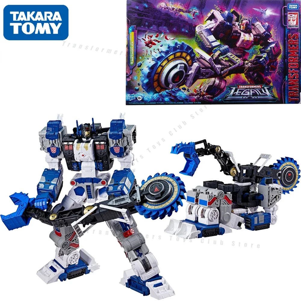 Оригинальная экшн-фигурка TAKARA TOMY Трансформеры поколения Legacy Cybertron Universe Metroplex Игрушечная модель подарок F2986