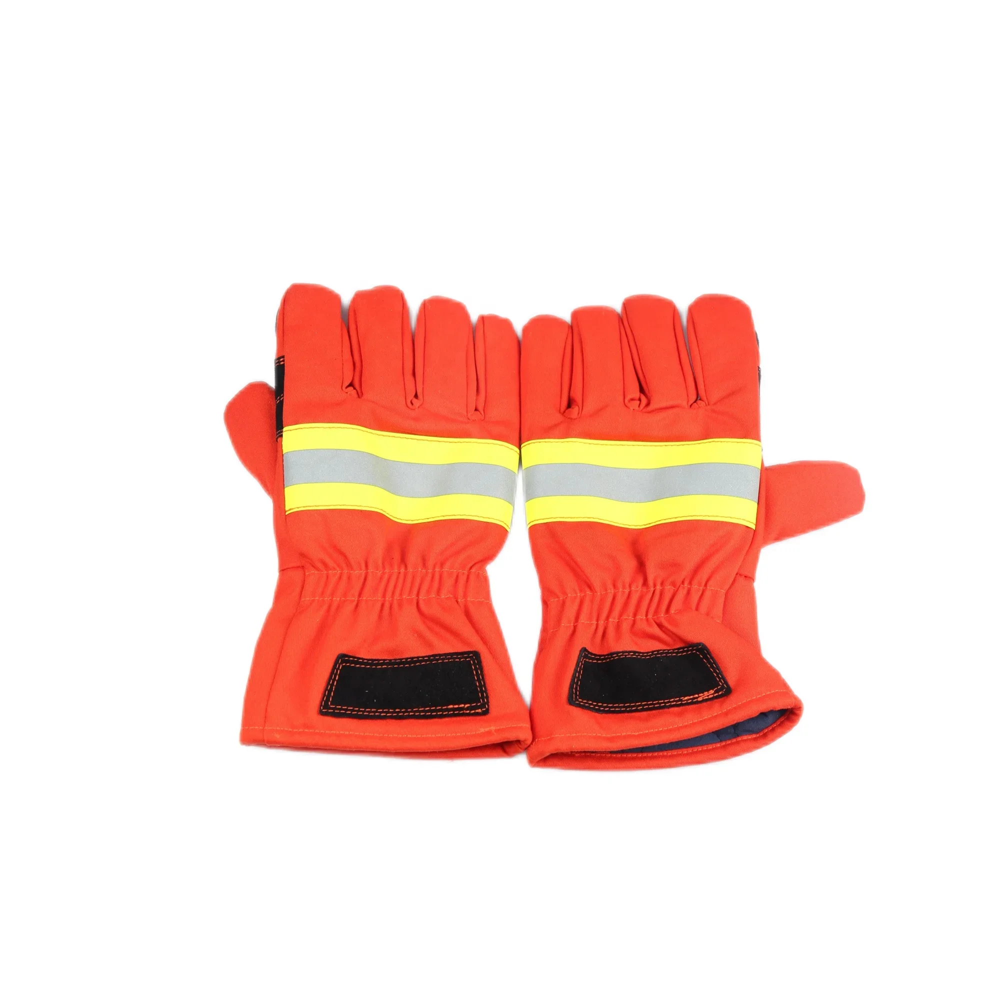 

-Factory Direct Sale Heat Insulating Fire Gloves Aramid Fireman Emergency Fire Rescue Gloves Fire Free Gloves