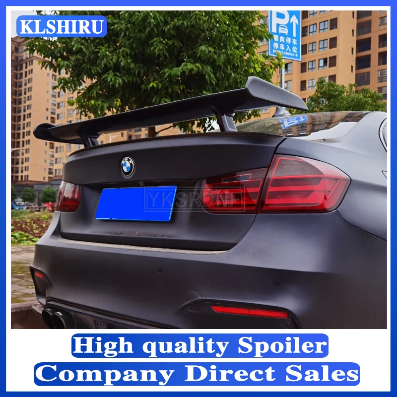 M Performance Style For BMW M1 M3 M4 M5 M6 F10 F30 G30 GT spoiler Carbon Fiber Rear Spoiler Wing Trunk Boot Cover Car Styling