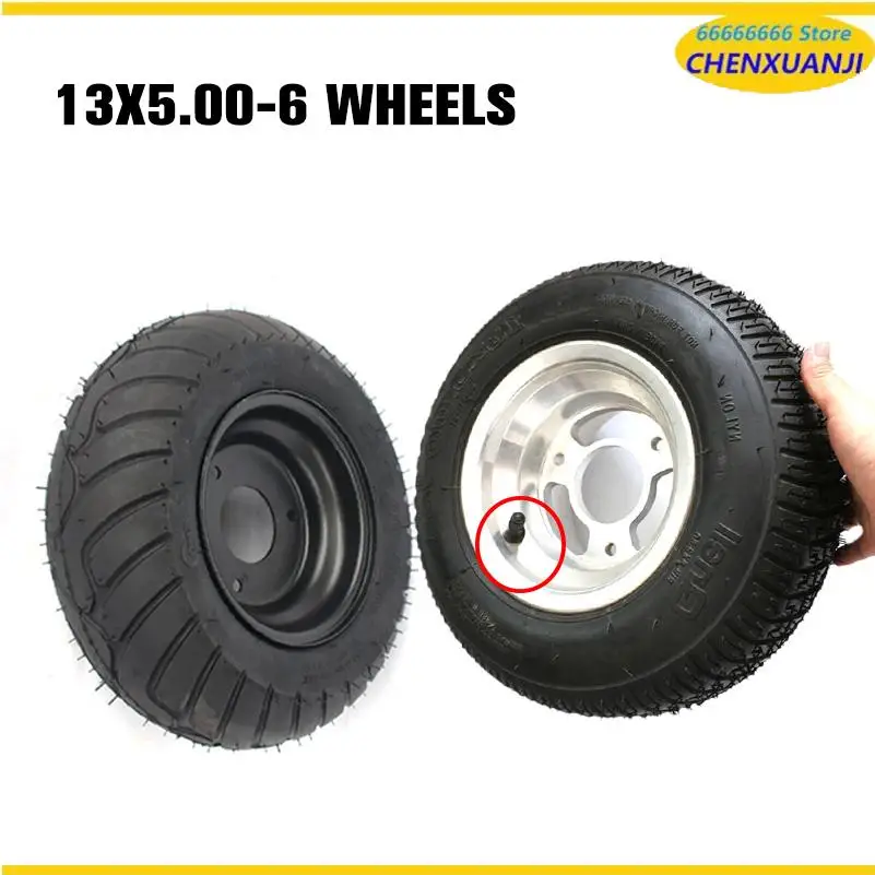 

Size 13x5.00-6 tire inch Tubeless Tyre For ATV QUAD Bike Gokart Scooter mini Buggy Mower Snow Plow motorcycles part vacuum