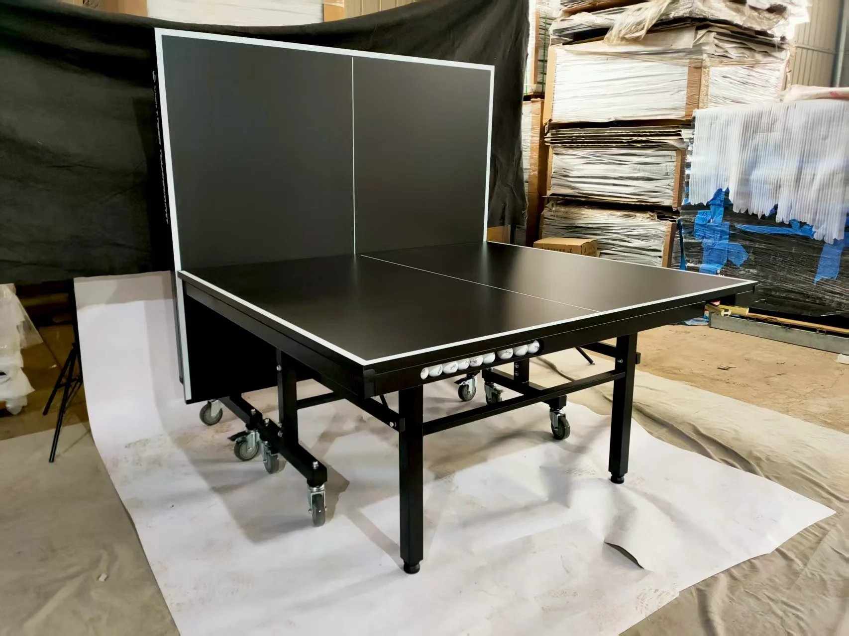 

Indoor Foldable Ping Pong 25MM with MDF Professional Standard Size Table Tennis Table for Schools