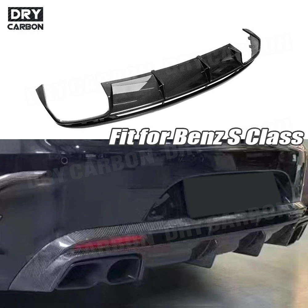 

For W217 Car B Style Front Bumper Lip Spoiler Chin Body Kits for Mercedes Benz S Class C217 S63 S65 AMG Coupe 2014-2019