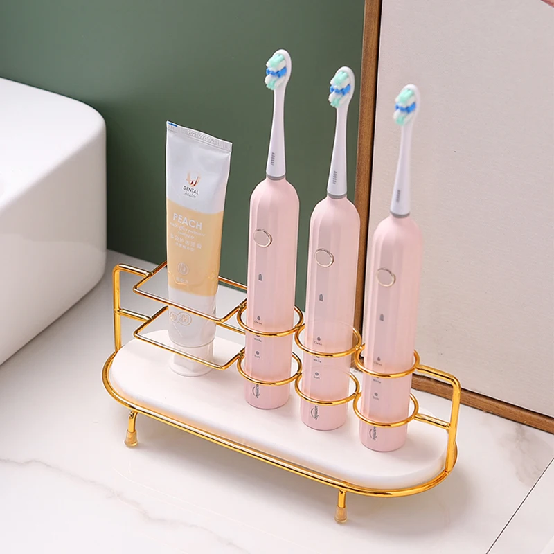 Non-slip Bathroom Storage Rack Diatomite Toothbrush Holder Toothpaste Iron Shelve Bath Organizer Water Absorbent Quick-drying