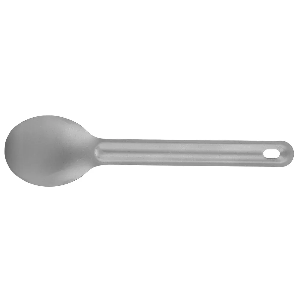 

3 Pcs/Set Lightweight Titanium Spork Wear Resisting Portable Titanium Fork Long Handle Camping Utensil Set Office Settings
