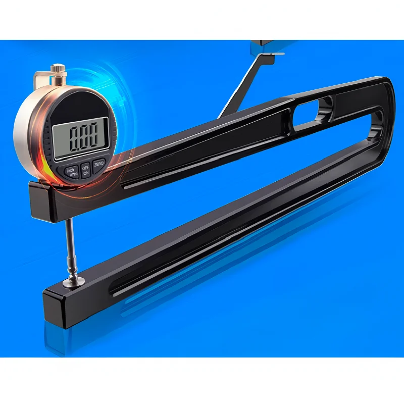 500MM-800MM deep throat digital thickness gauge 0-10-30MM arc sharp ball head 0.01 large span thick sponge Pipes hardware lenses