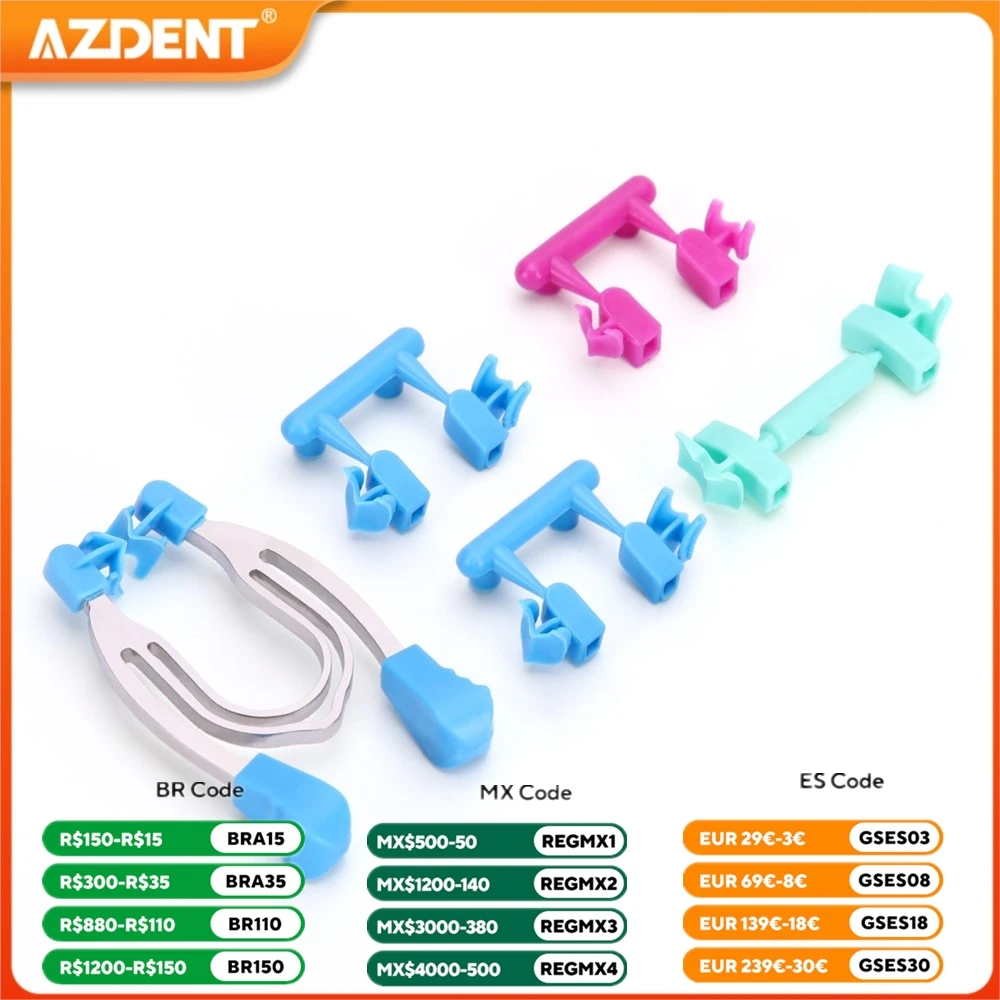 Dental Matrix Sectional Contoured Metal Spring AZDENT Clip Rings Matrices Clamps Wedges Dentist Tools Instrument