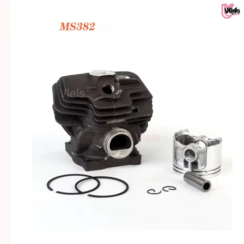 52mm Bore Cylinder Block Piston Kit OEM 11190201208 For Stihl MS381 MS382 Petrol Chainsaw Two Stroke Engine Repair Components