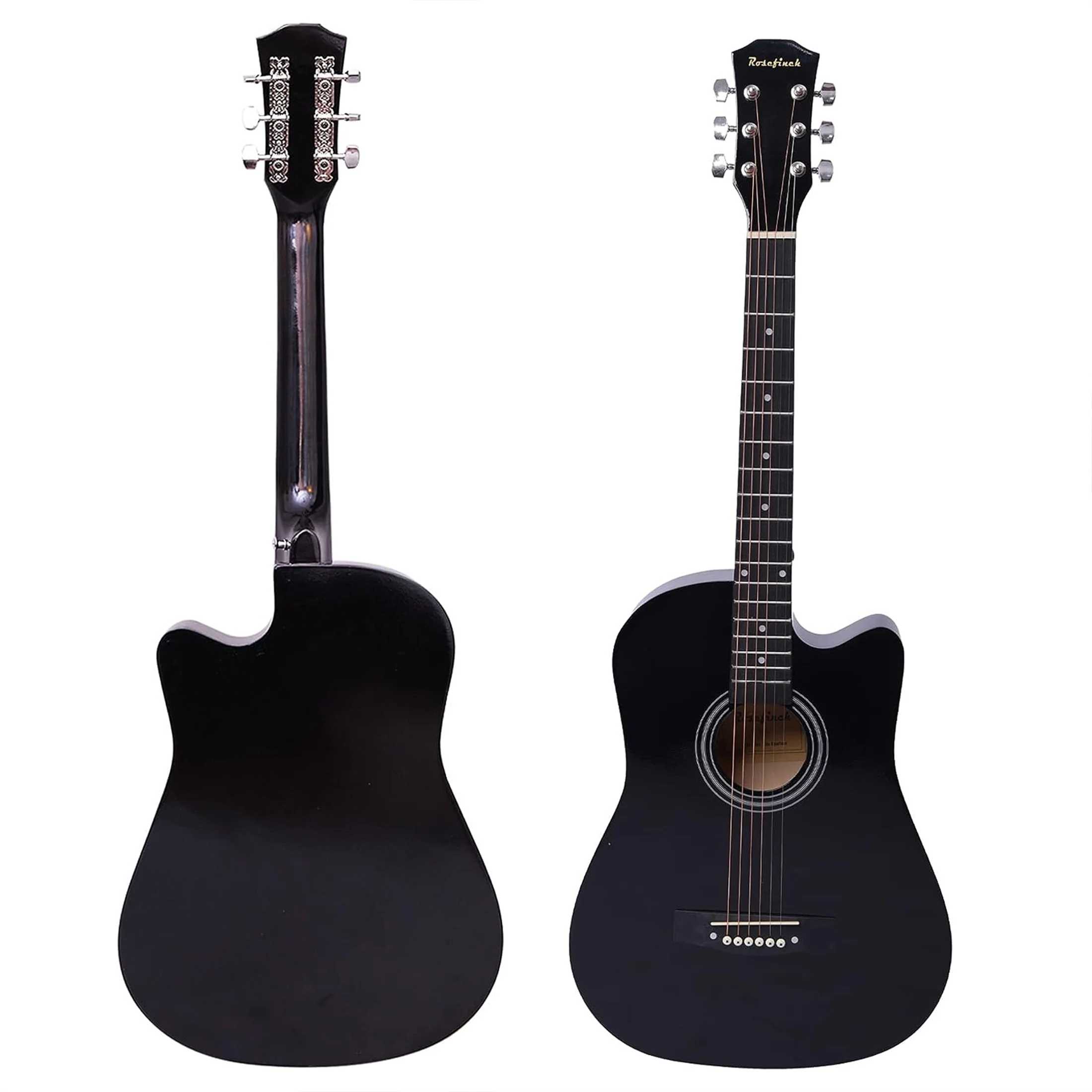 38 Inch Acoustic Guitar Set for Beginners Adults with Capo Picks Bag 6 Steel Strings Travel Guitar for Teens Guitar Accessories