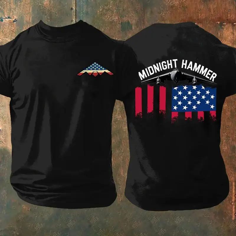 

Мужская футболка Operation Midnight Hammer B-2 Spirit с короткими рукавами