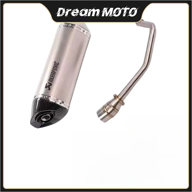 Идеально подходит для мотоцикла QJ Moto ATR 125, модифицированная выхлопная труба из АБС-пластика Yoshimura Scorpio, полная секция со средним хвостом