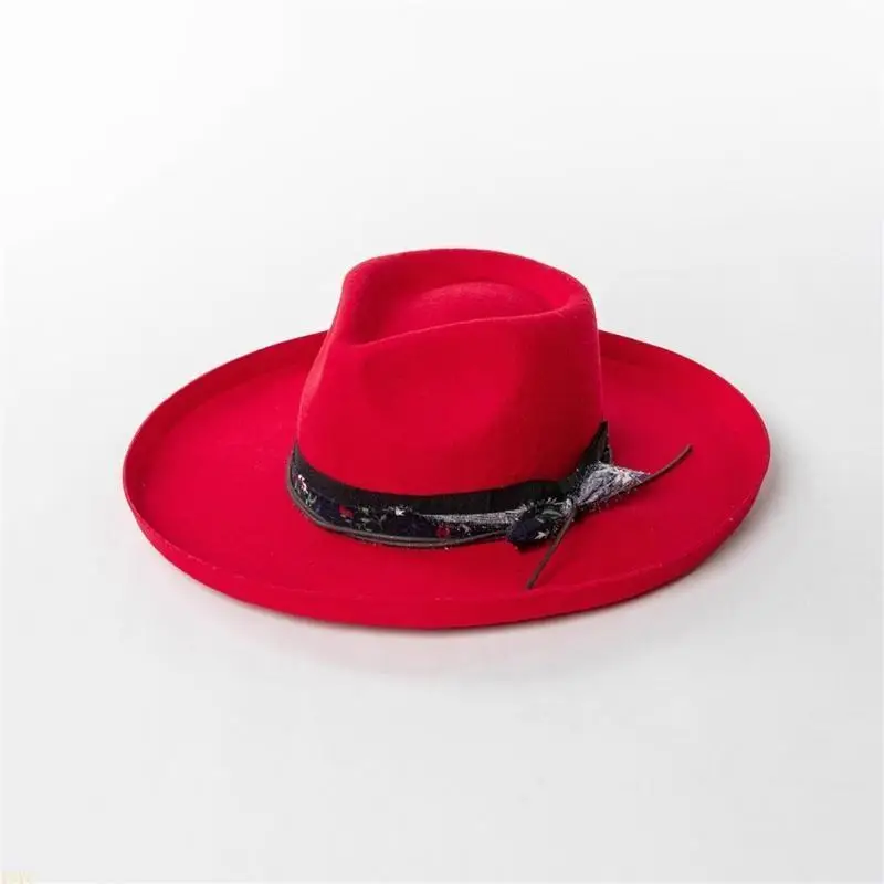 15YC klassische Maillard-Cowboyhüte aus Wolle, Old-School-Trend für Damen und Herren, Foto-Requisiten – Detail 9
