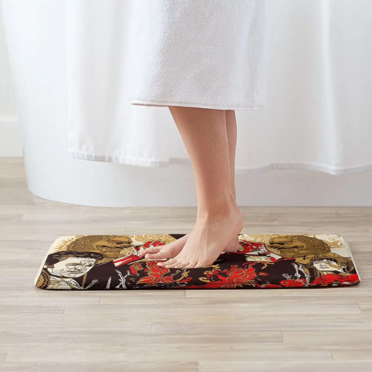 Big Trouble In Little China Mat Rug Carpet Home Leisure Foot Pad Door Cushio Light Luxury