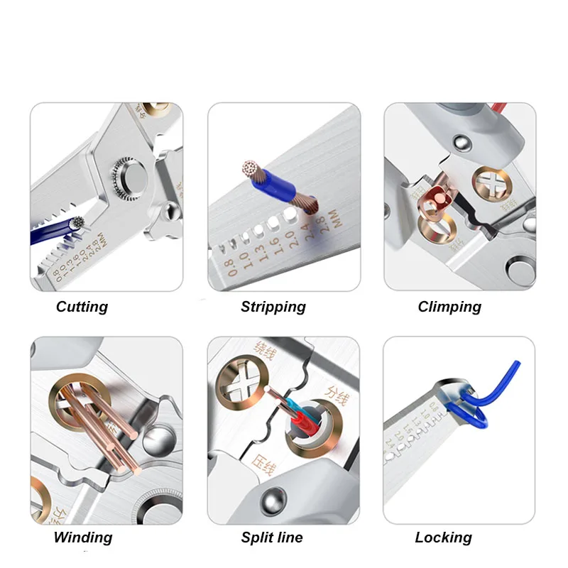 Tang Pemisah Kawat Multifungsi Multi-tool Kepraktisan Kuat Alat Tangan Satu Potong untuk Beberapa Penggunaan Grosir Penjepit