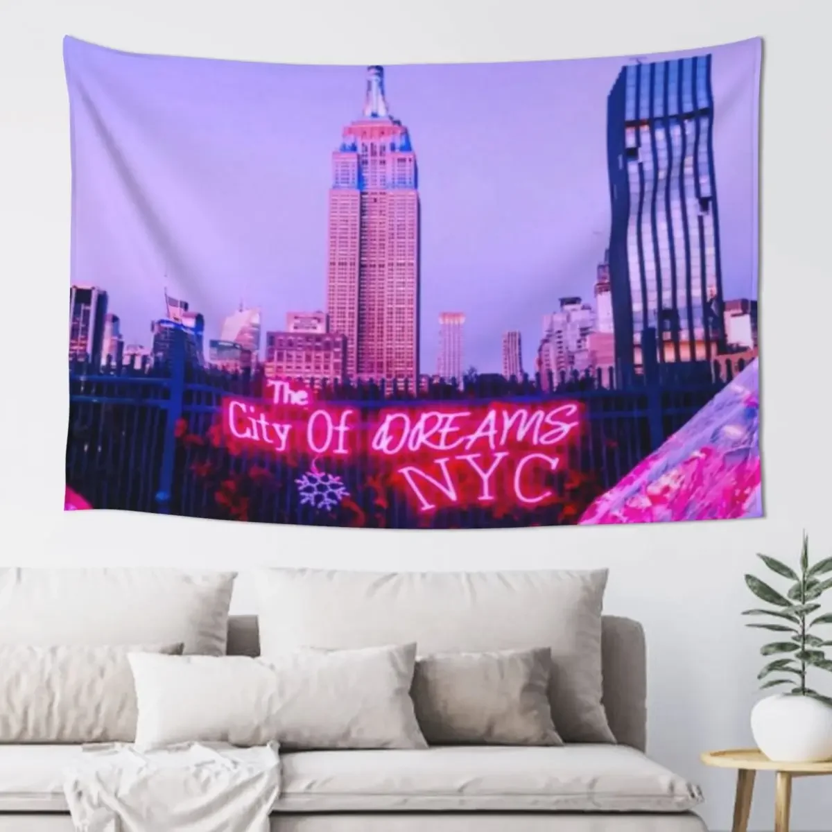 

CITY OF DREAMS Tapestry Room Decorations Aesthetics Decorative Wall Decorative Paintings Nordic Home Decor Tapestry