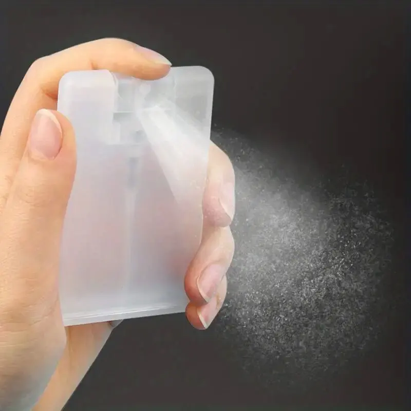 Frasco de spray - spray de perfume de cartão - recipiente líquido recarregável - adequado para água perfume álcool removedor de maquiagem toner, porta