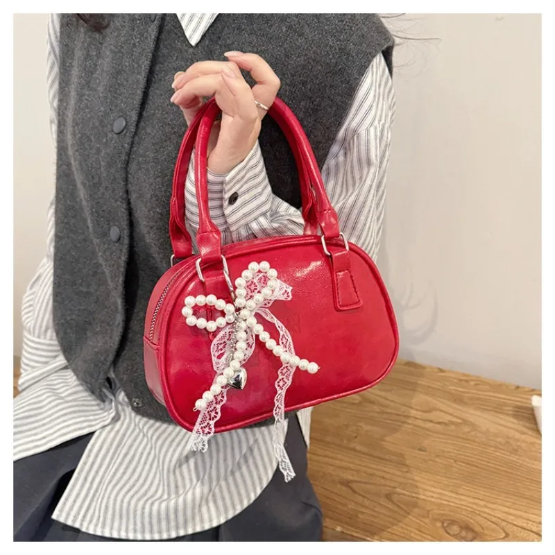 

Элегантная винтажная сумка-мессенджер 2026 года: новая женская сумка для осени и весны, портативная квадратная сумка через плечо