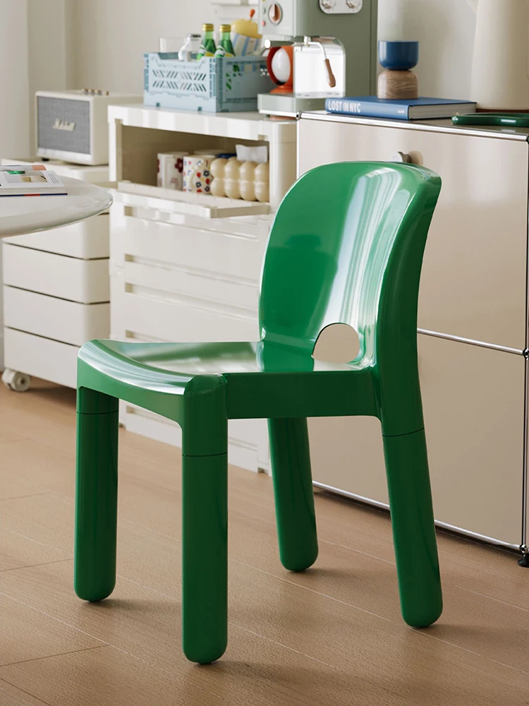 

Home Furniture Dining Chair Simple Plastic Backrest Chair Coffee Shop Art Chairs Negotiating Chairs Low Stool Living Room Chairs