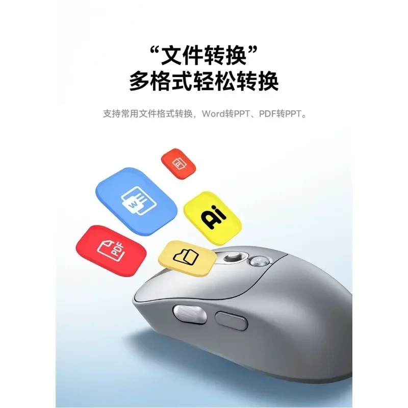 1-AI smart mouse wireless bluetooth dual-mode charging office PPT creation universal