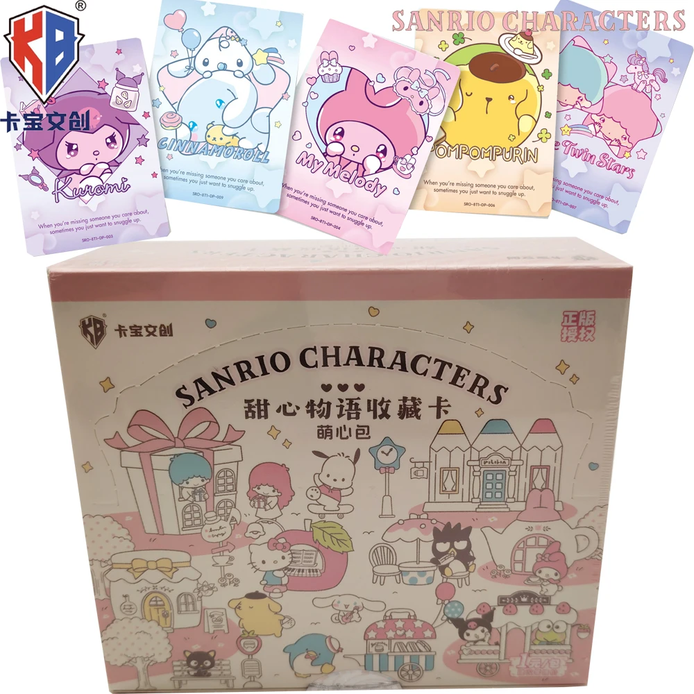 Original KABAO Sanrio Collection Card Japanese Popular Fashion Unique Design Star Family Characters Creative Cards Adult‌ Gifts
