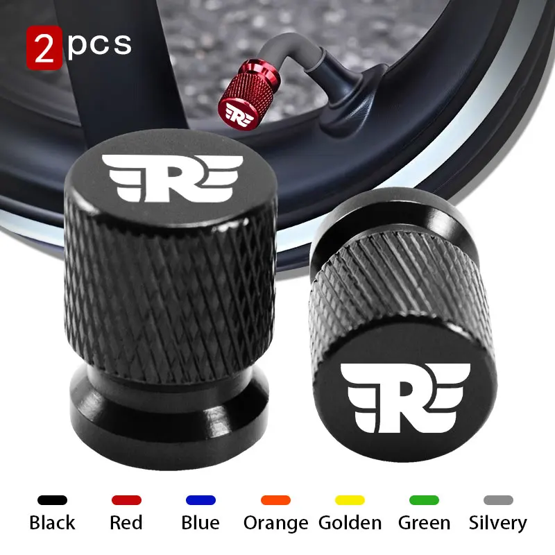 Motorcycle Tire Valve Caps For Royal Enfield Bullet/Meteor/Classic 350 500 Interceptor 650 Continental GT 535 Himalayan 411 400