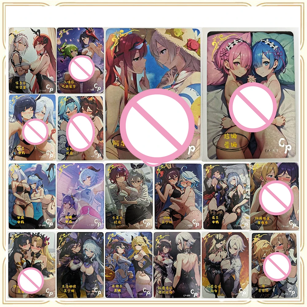 Anime Goddess Story CP Rem Ram Furina Zara Kafka Ishtar Premium Flash Collectible Card Boy Games Toys Christmas Birthday Gifts