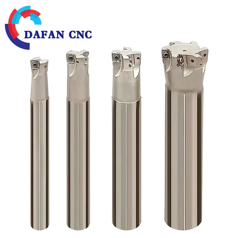 BLMP0603R Fast Feed Indexable End Mill, R1.6 Insert for CNC Roughing & 4-Flute Precision Machining, High Efficiency Tool