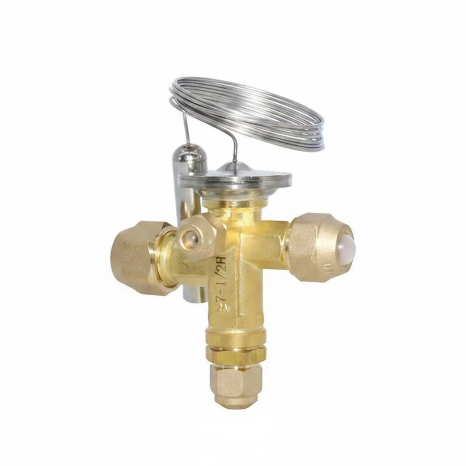 Thermostatic Expansion Valve for Air Conditioning Cooling System Refrigeration Control Device External Pressure Balancer Brass