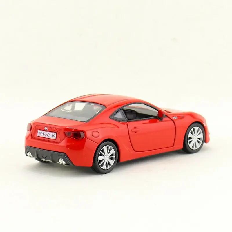 Asahi Toy MODEL PET レッドミニカー 1:36 Toyota GT86 Metal Diecast Car Model Red White